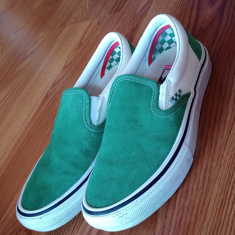 Vans Juniper Suede Popcush Slip-on Skate Shoes